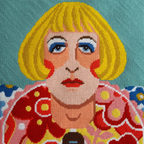 Grayson Perry Cross Stitch Kit : Printed Canvas
