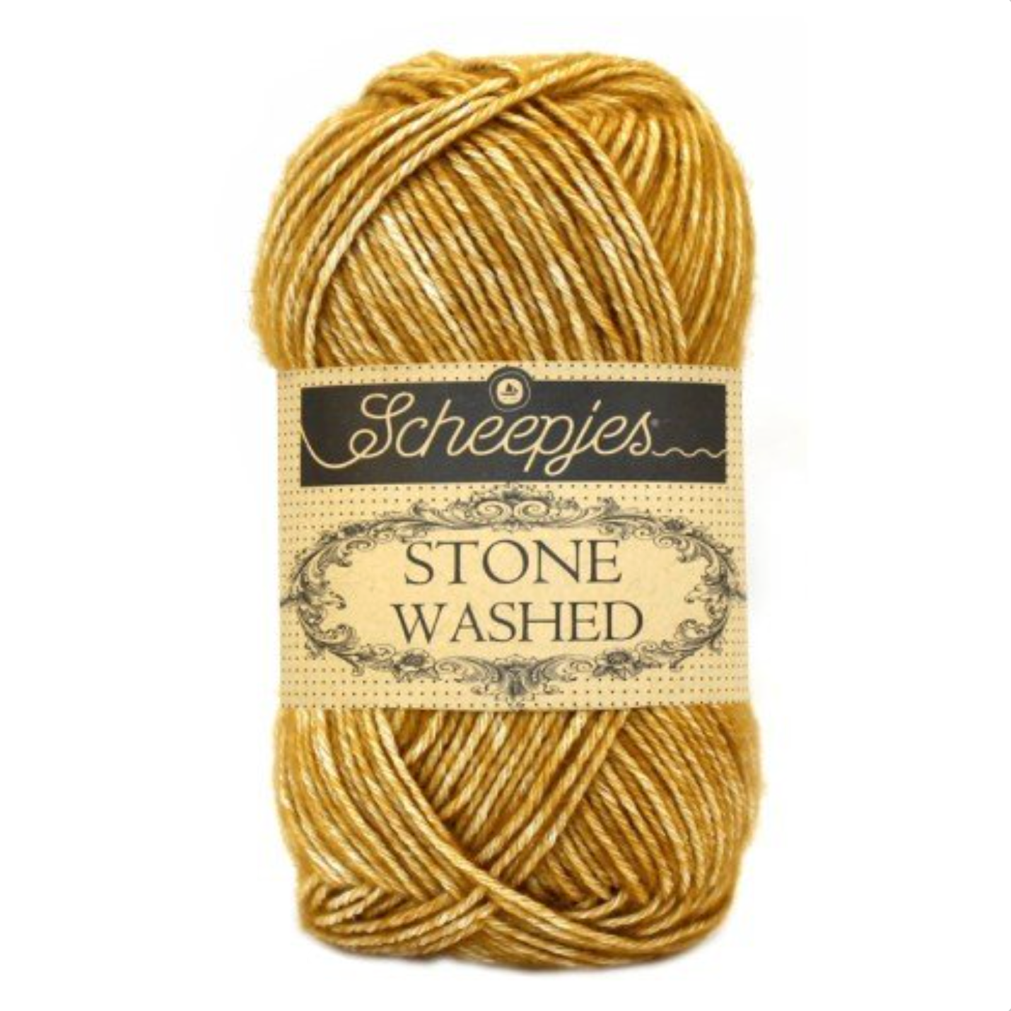 Scheepjes Stonewashed Yarn 809 Yellow Jasper