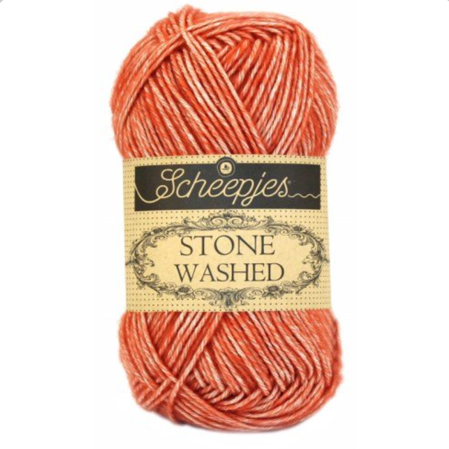 Scheepjes Stonewashed Yarn 816 Coral