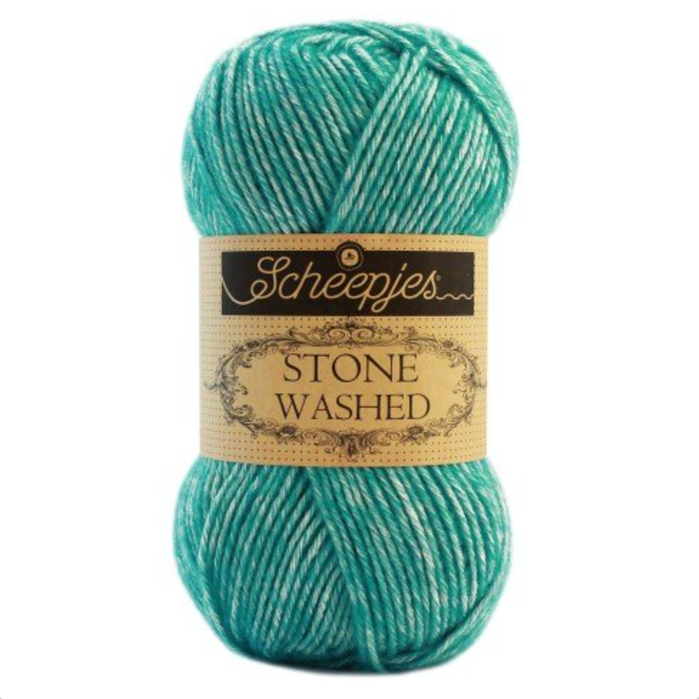 Scheepjes Stonewashed Yarn 824 Turquoise