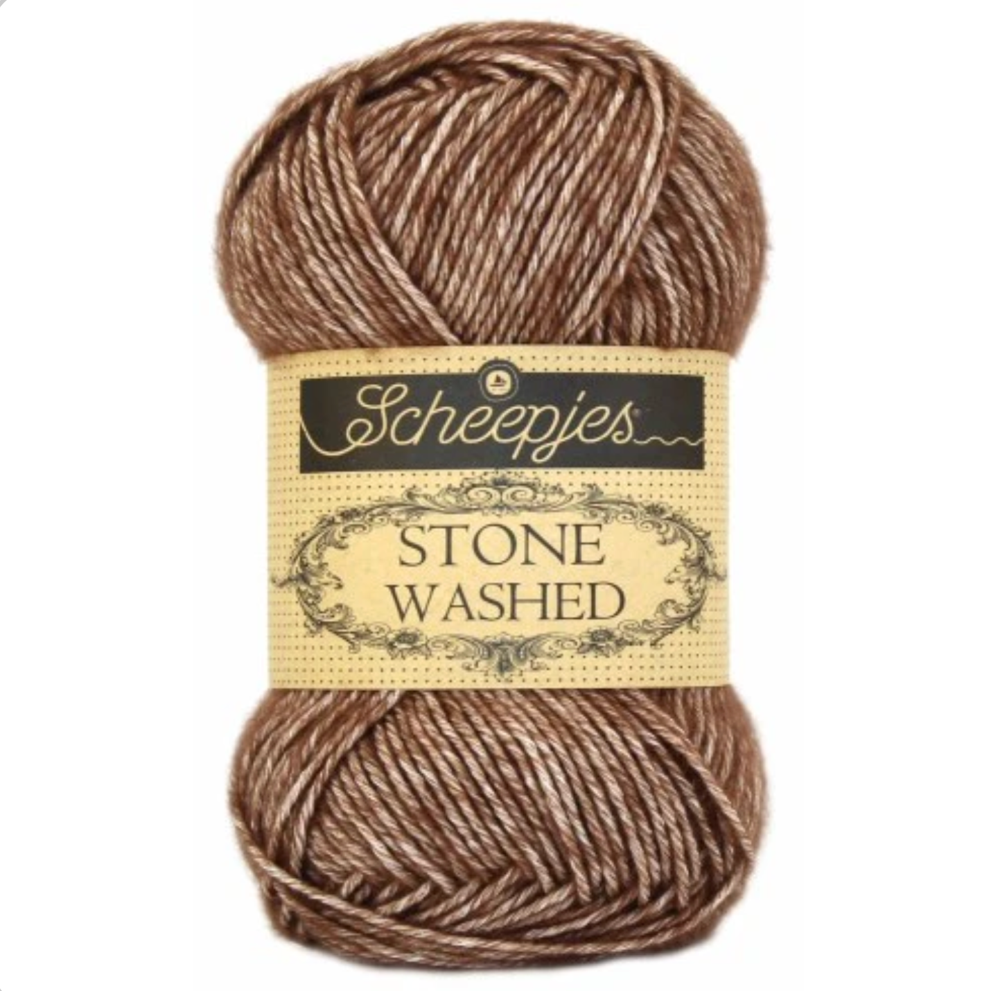 Scheepjes Stonewashed Yarn 822 Brown Agate