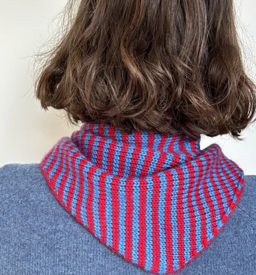 Buoy Bandana Striped Triangle Scarf Knitting Kit