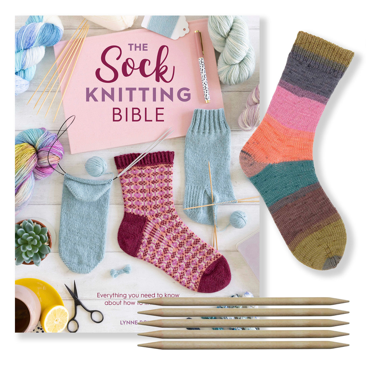 Sock Knitting Kit : Including Best Selling Sock Book