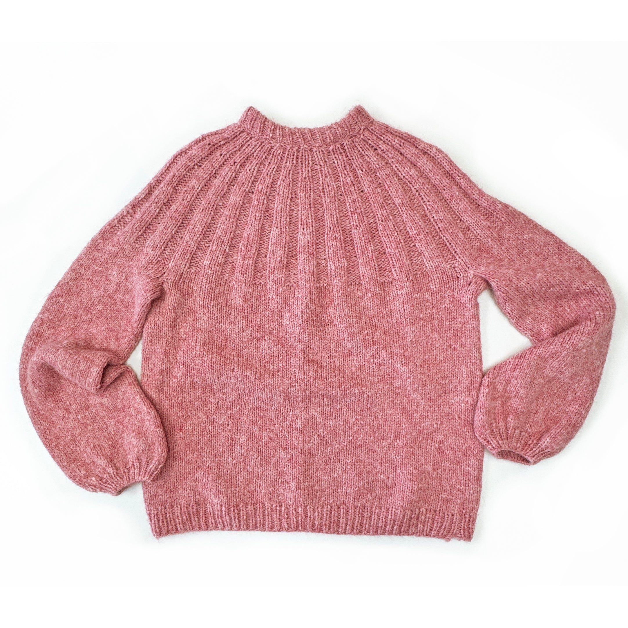 Sunday Sweater Jumper Knitting Kit : Luxury Alpaca Superfine Aran