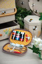 Sewing Kit : Zip Case with Appliqué Bees