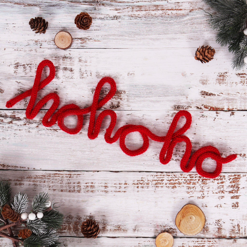 French Knitting Christmas Kit : Ho Ho ho