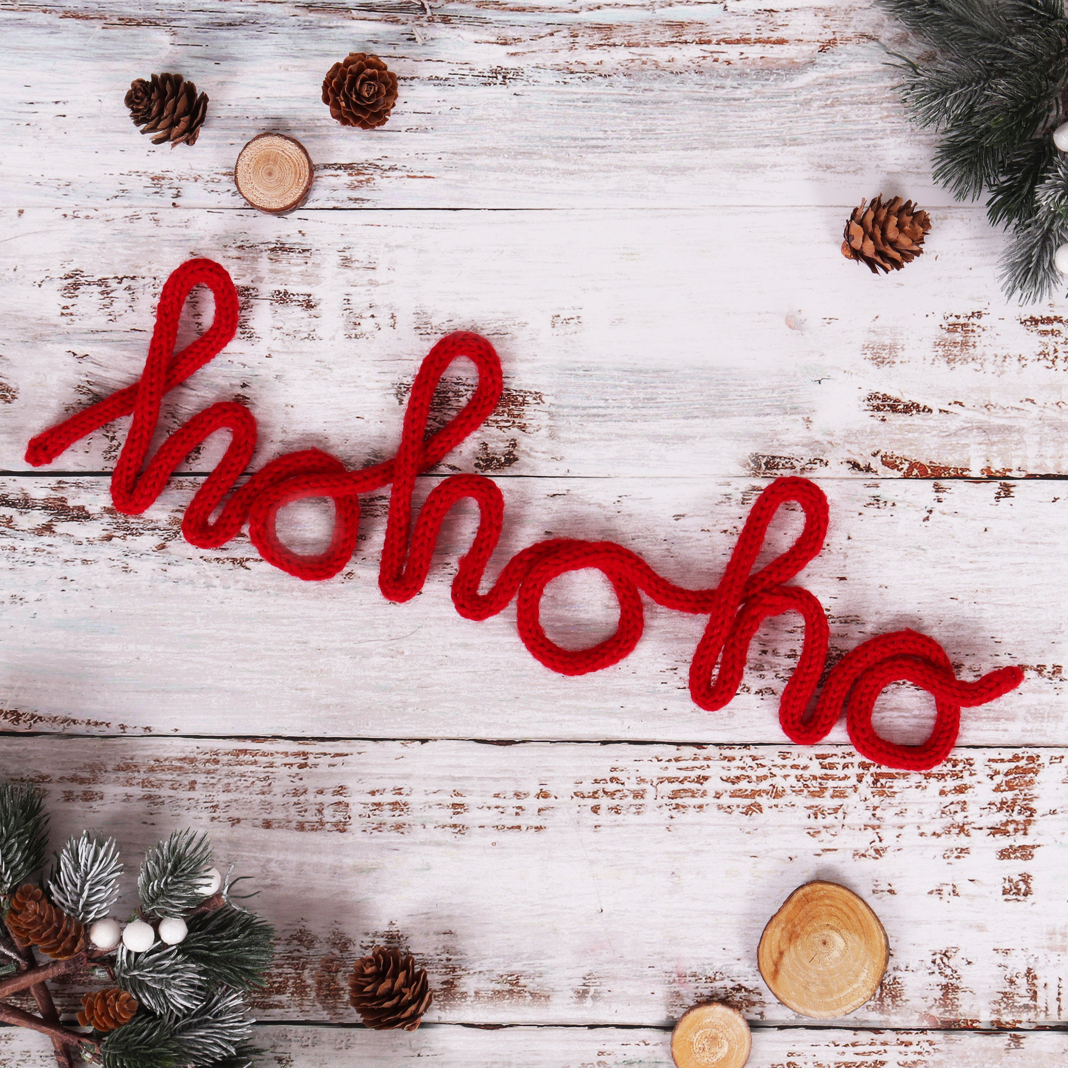 French Knitting Christmas Kit : Ho Ho ho