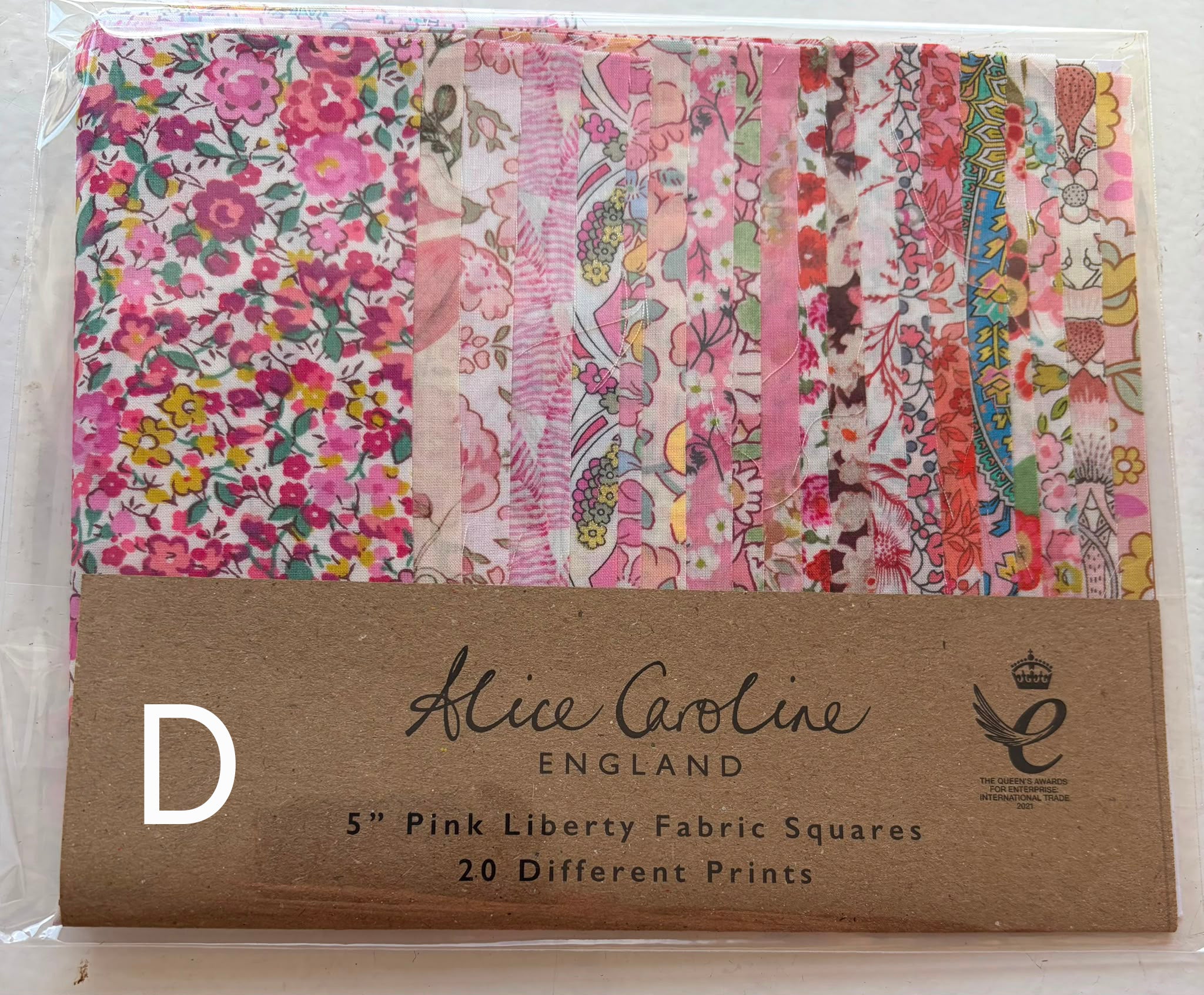 20 Liberty Tana Lawn Mixed Colours 5″ Charm Squares