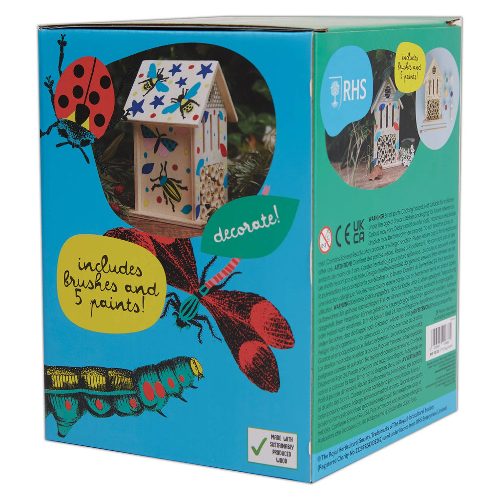 RHS Paint Your Own Set, White Single Craft Kit Set Bug Hotel