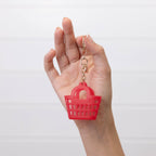 Itty Bitty Bag Charm - Rosie: Raspberry