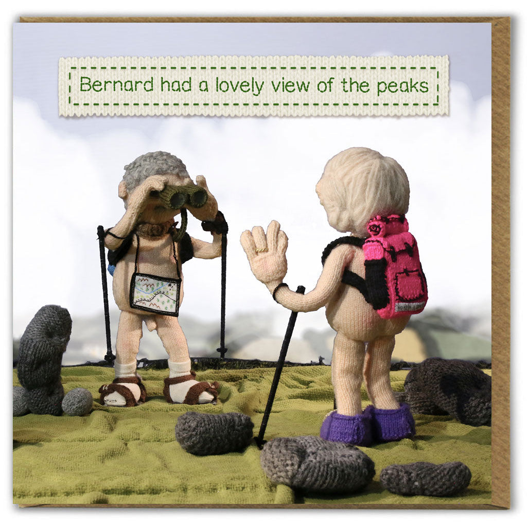 Greetings Card : Nudinits : The Peaks