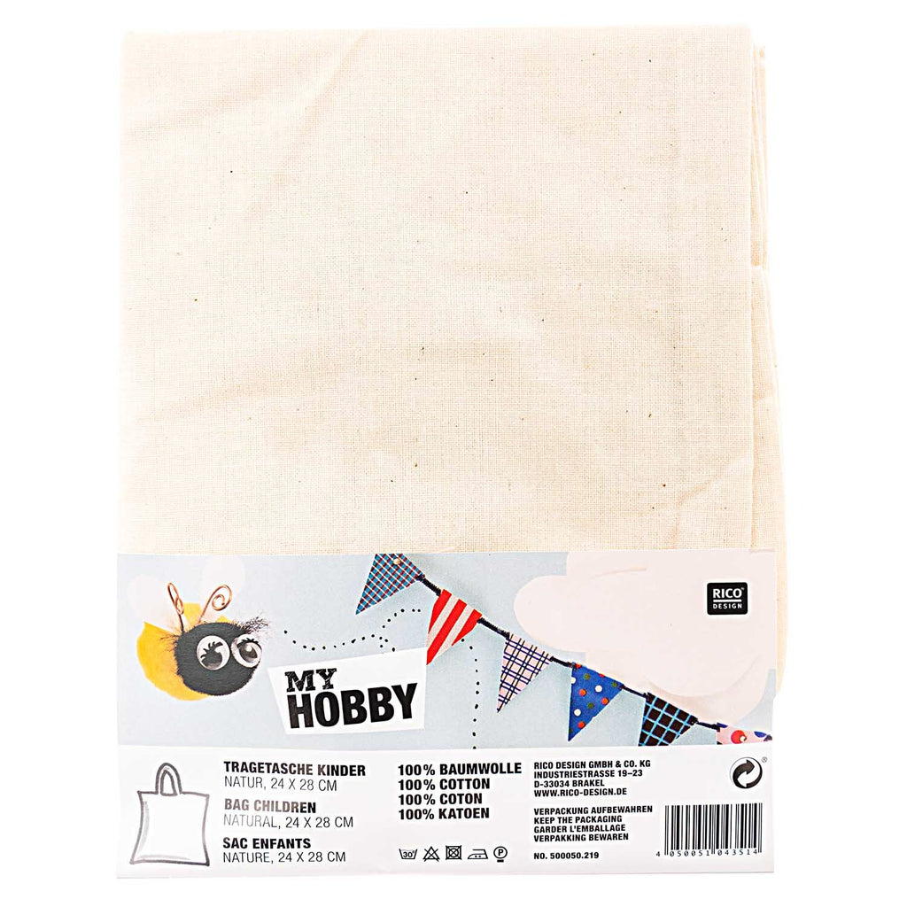 Small Cotton Tote Bag for Decorating