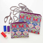 Liberty Tana Lawn Mixed Colours Make-Up & Coin Purse Kit