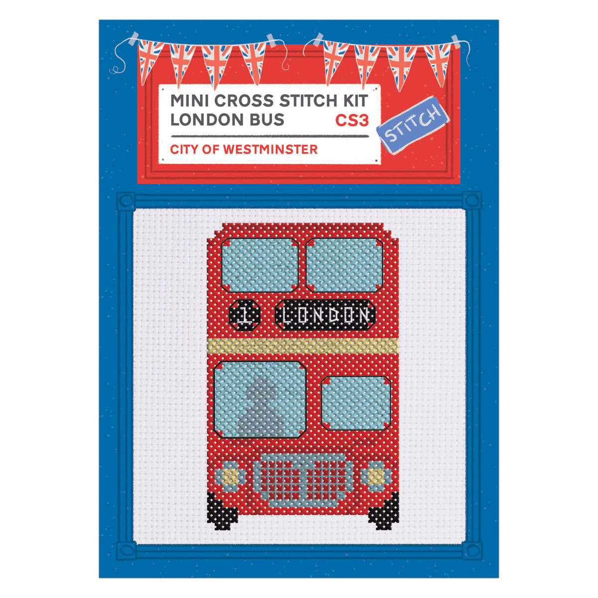 Sew & So On Mini Cross Stitch Kits : 12 Mini London Designs
