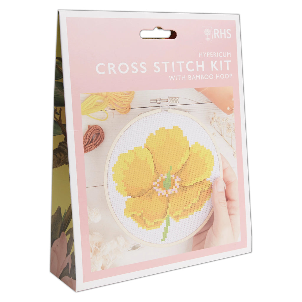 RHS Cross Stitch Kit : Hypericum