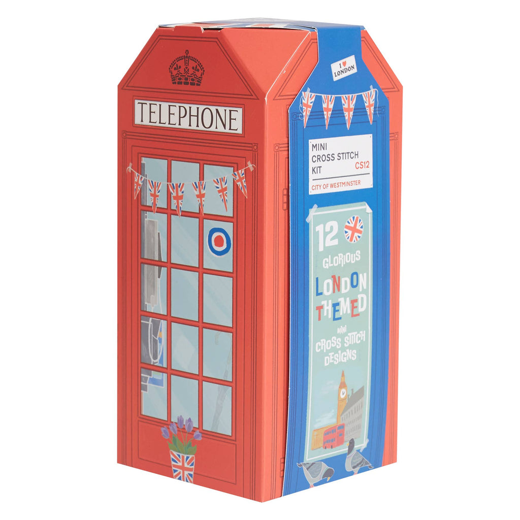 Sew & So On Mini Cross Stitch Kits : 12 Mini London Designs