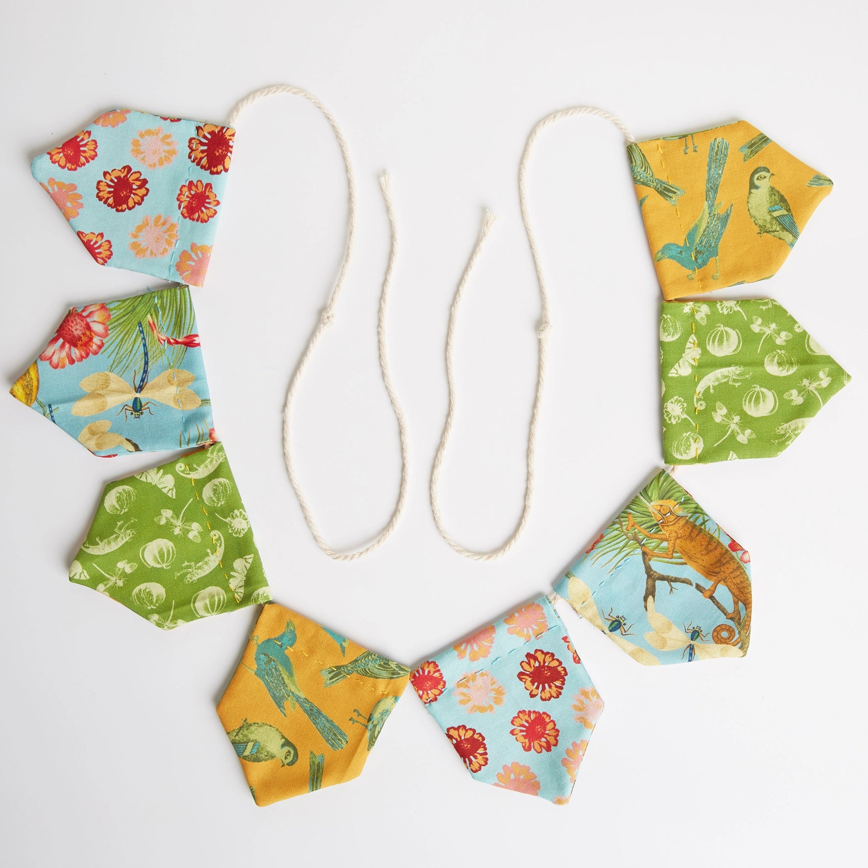 RHS Fat Quarter Fabric Bundle, Tropical, 45 X 56cm, Pack of 4