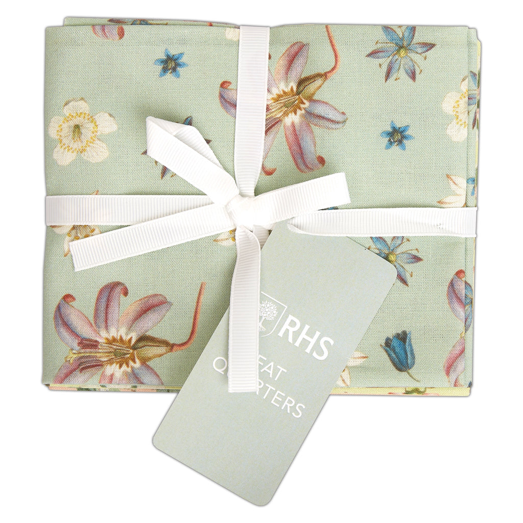 RHS Fat Quarter Fabric Bundle, Geissler, 45 X 56cm, Pack of 4