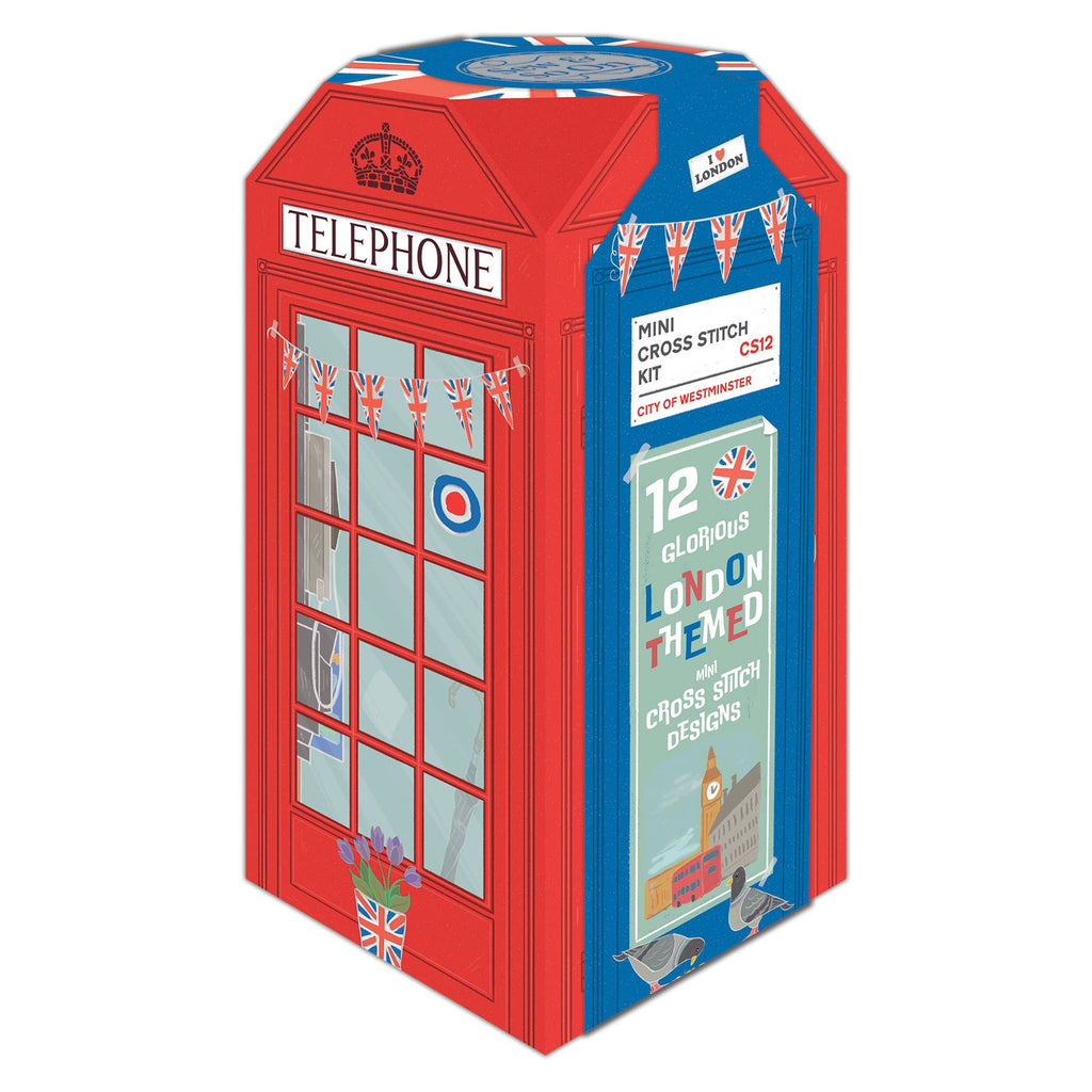 Sew & So On Mini Cross Stitch Kits : 12 Mini London Designs