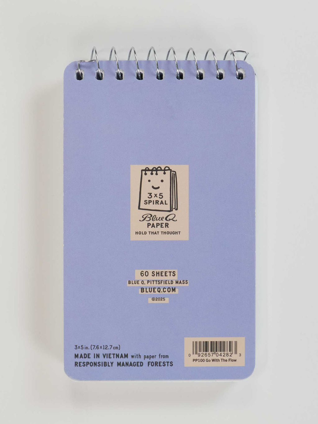 I Love To Go With The Flow : Spiral Notebook