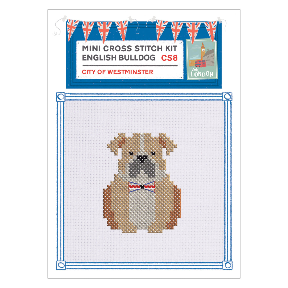 Sew & So On Mini Cross Stitch Kits : 12 Mini London Designs