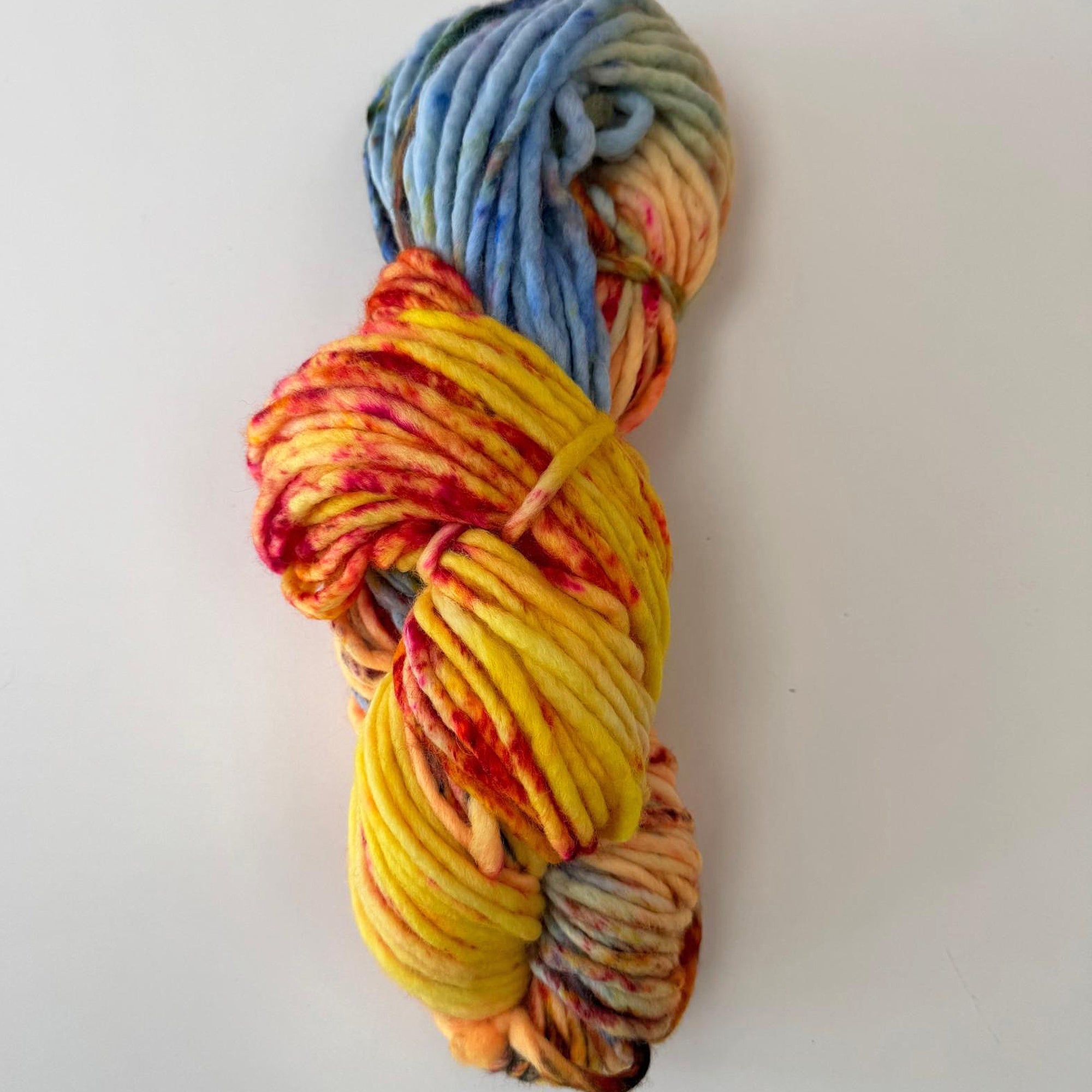 Hand Dyed Super Chunky : Gilliangladrag Holy Fluff  : Funkytown