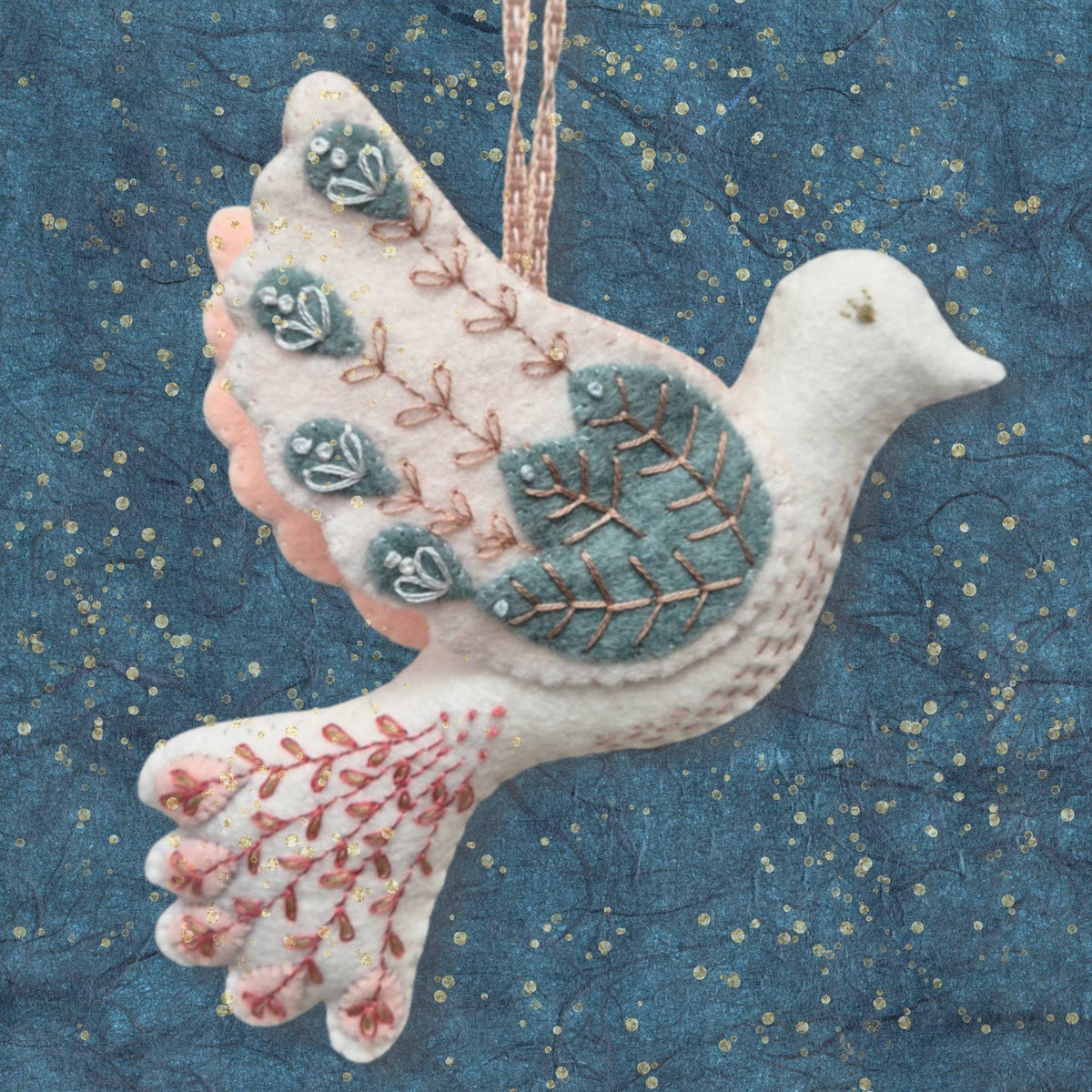 Folk Dove Felt Craft Mini Kit by Corinne Lapierre