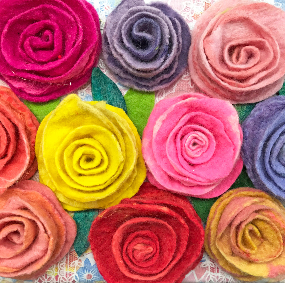 Learn to Make a Handmade Felt Rose : Online Course by Gilliangladrag