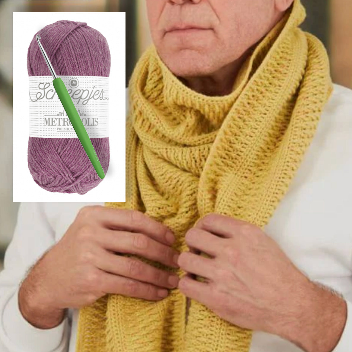 Crochet Kit : Autumn Sun Scarf