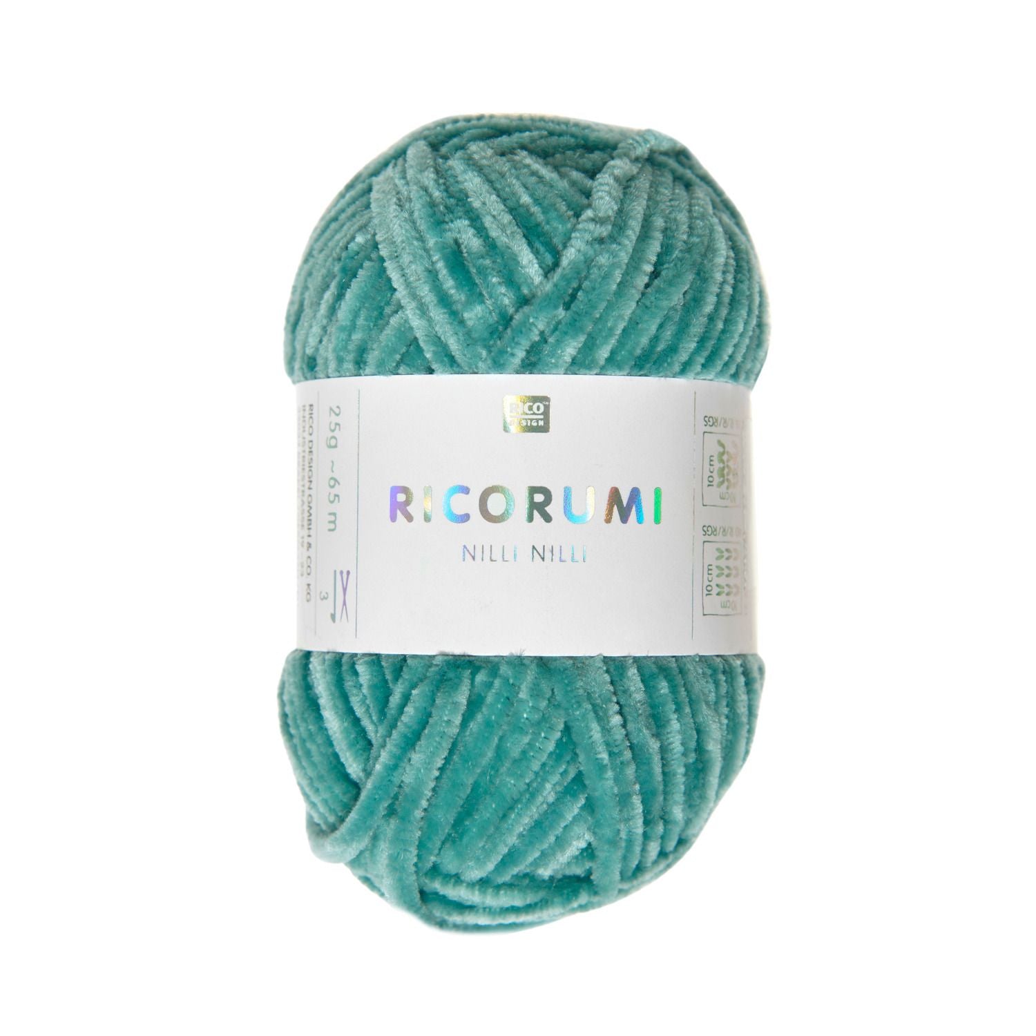 Ricorumi 25g Nilli Nilli Chenille : Ice Blue 017 Turquoise