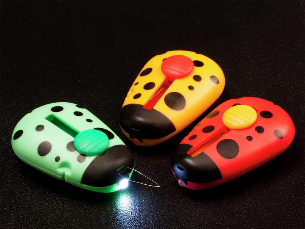 LED Beetle Needle Threaders