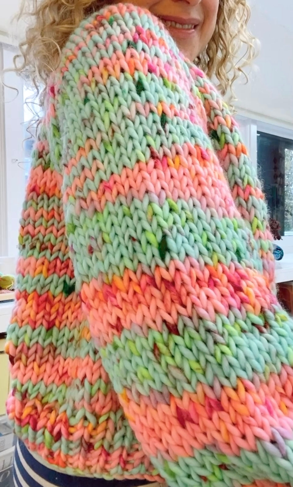 Boogie Wonderland Mimico Cardigan Knitting Kit with FREE Project Bag