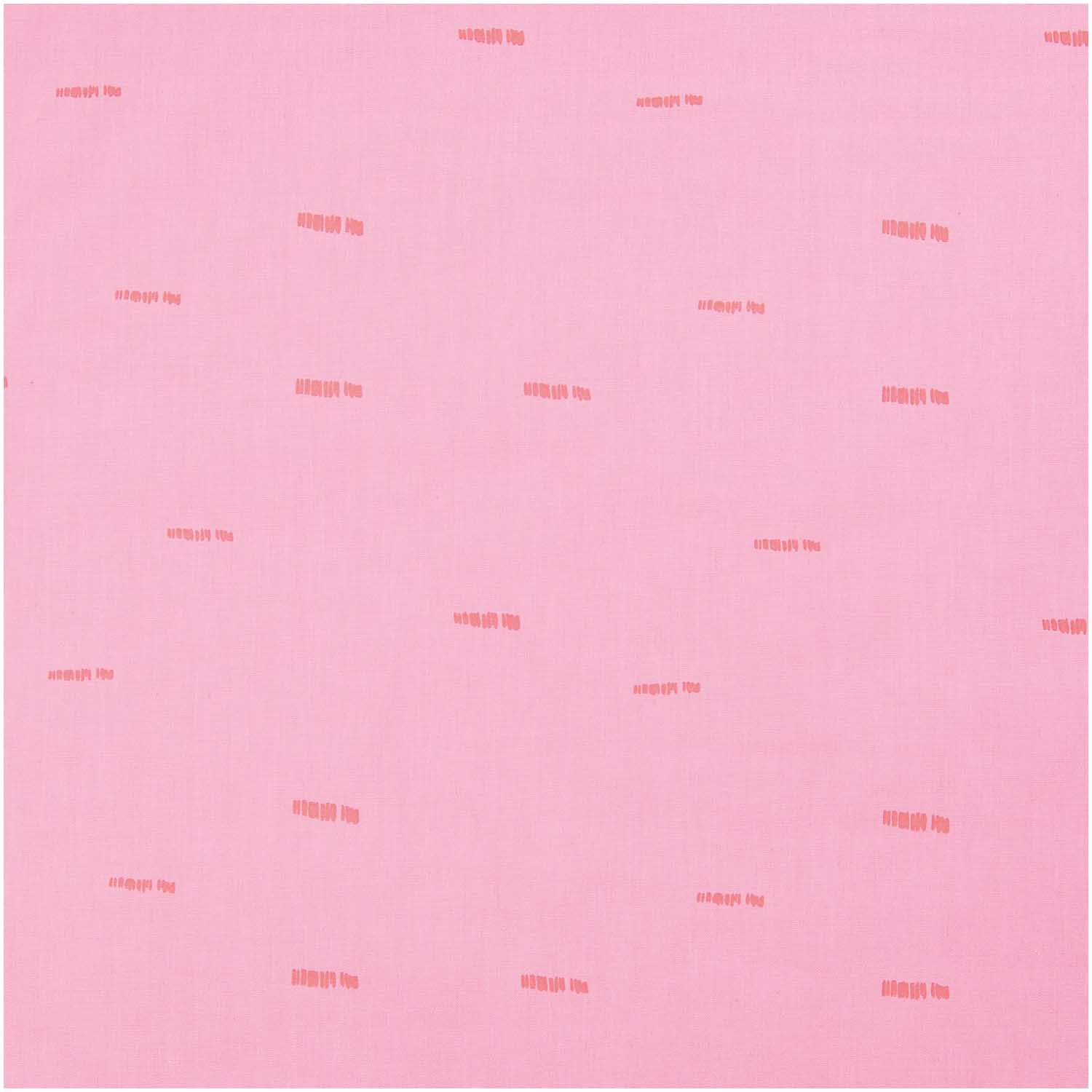 Pink with Neon Strokes 100% Cotton 50cm x 140cm