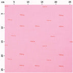 Pink with Neon Strokes 100% Cotton 50cm x 140cm