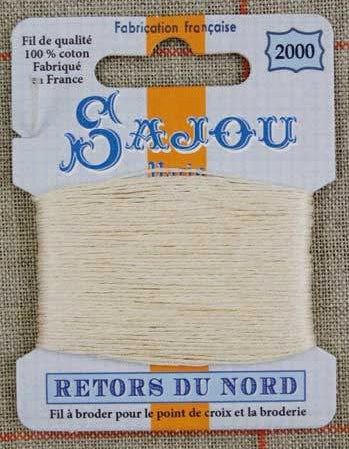 Retors Du Nord Embroidery Cotton Un-Dyed 2000