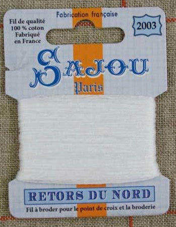 Retors Du Nord Embroidery Cotton Pure White 2003