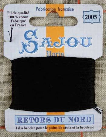 Retors Du Nord Embroidery Cotton Black 2005