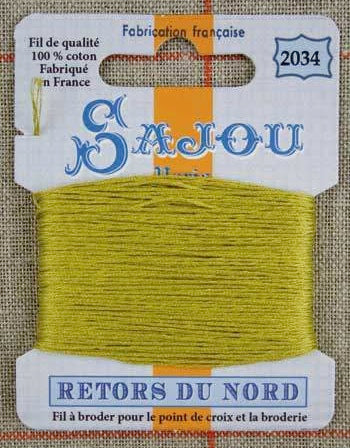 Retors Du Nord Embroidery Cotton Moss 2034