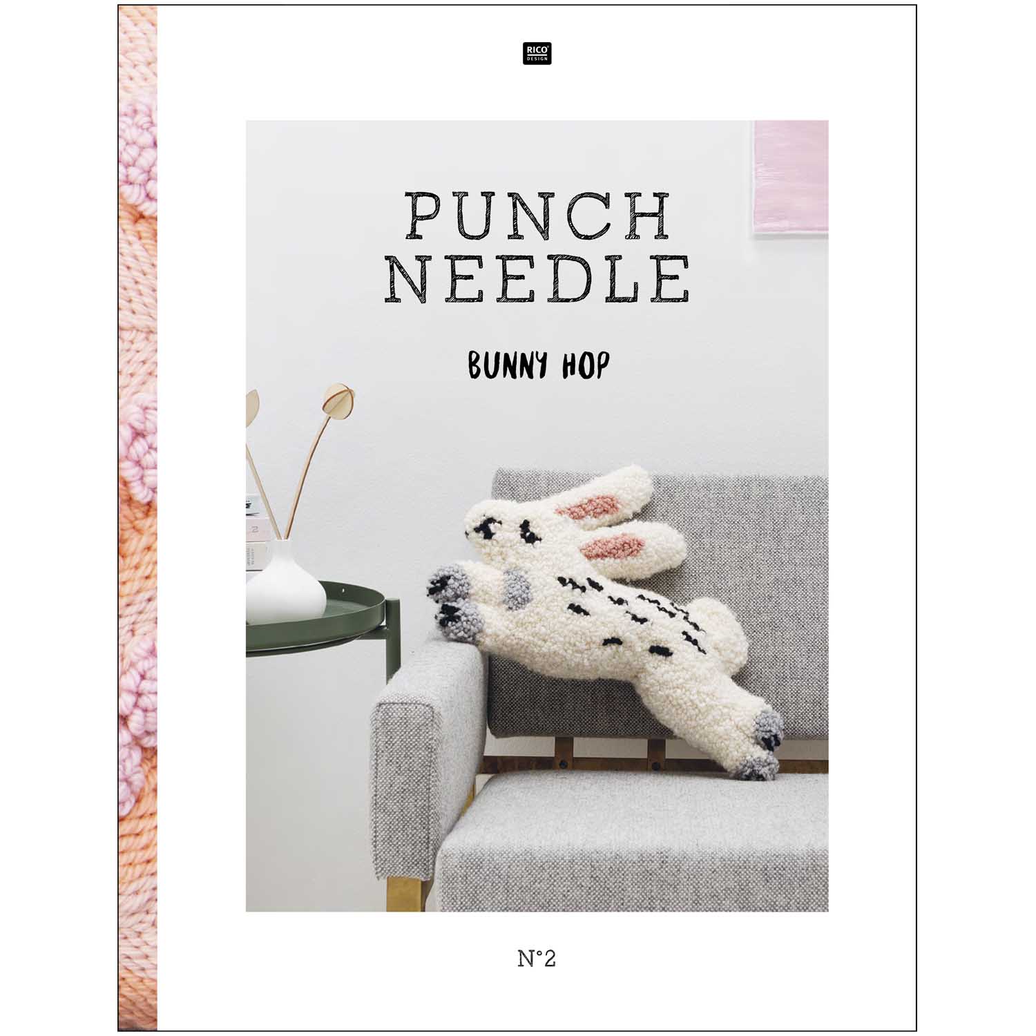 Rico Punch Needle Pattern Book & How To : Bunny Hop (Book 2)