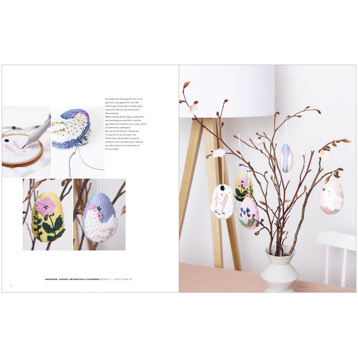 Rico Punch Needle Pattern Book & How To : Bunny Hop (Book 2)