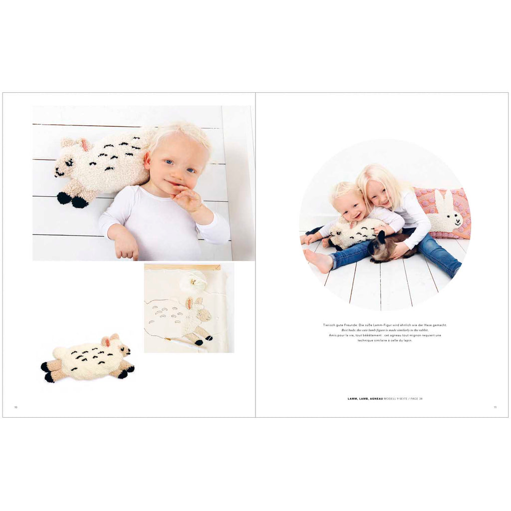 Rico Punch Needle Pattern Book & How To : Bunny Hop (Book 2)