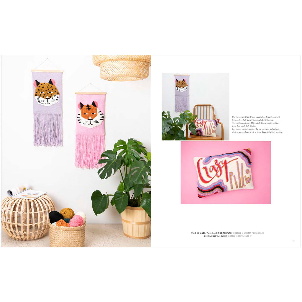 Rico Punch Needle Pattern Book & How To : Loco Loco (Book 3)