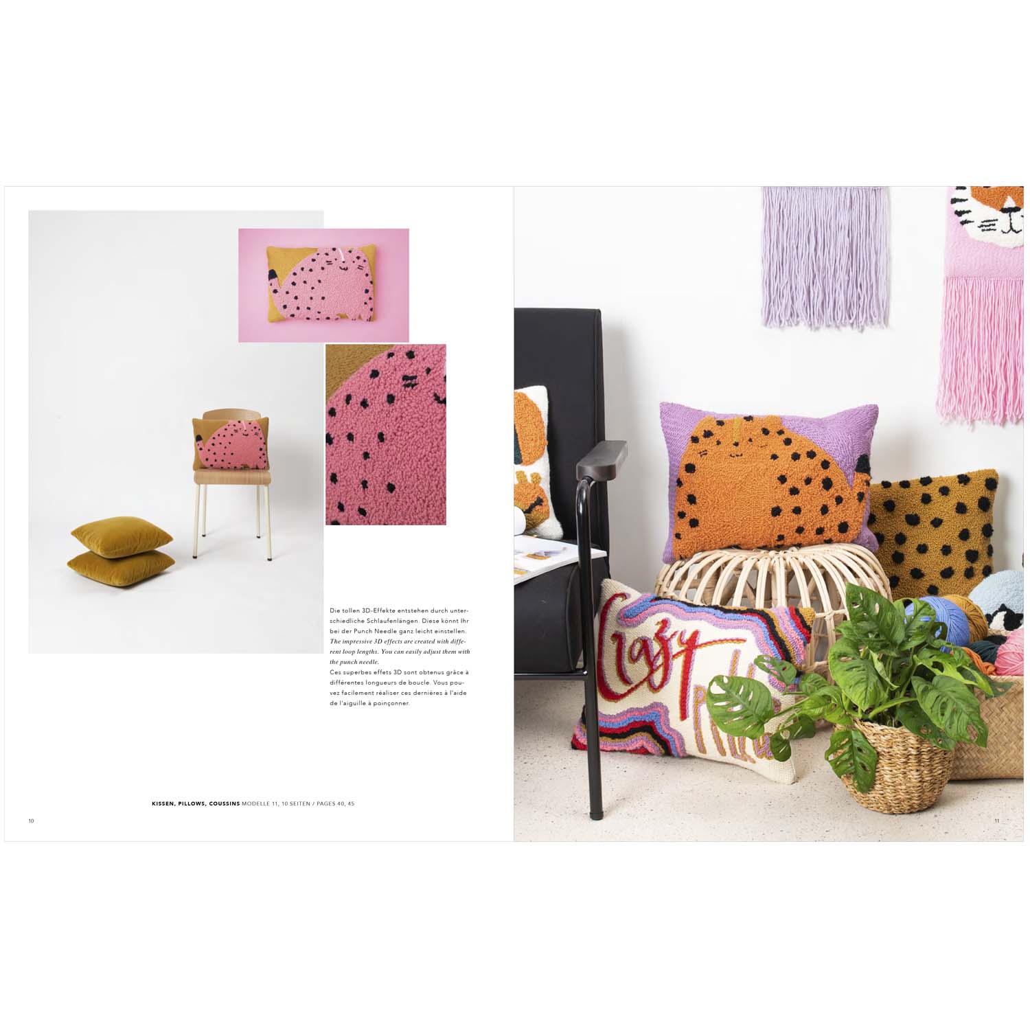 Rico Punch Needle Pattern Book & How To : Loco Loco (Book 3)