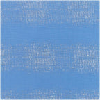 Azure hot foil 100% Cotton Crinkle Muslin 50cm x 130cm