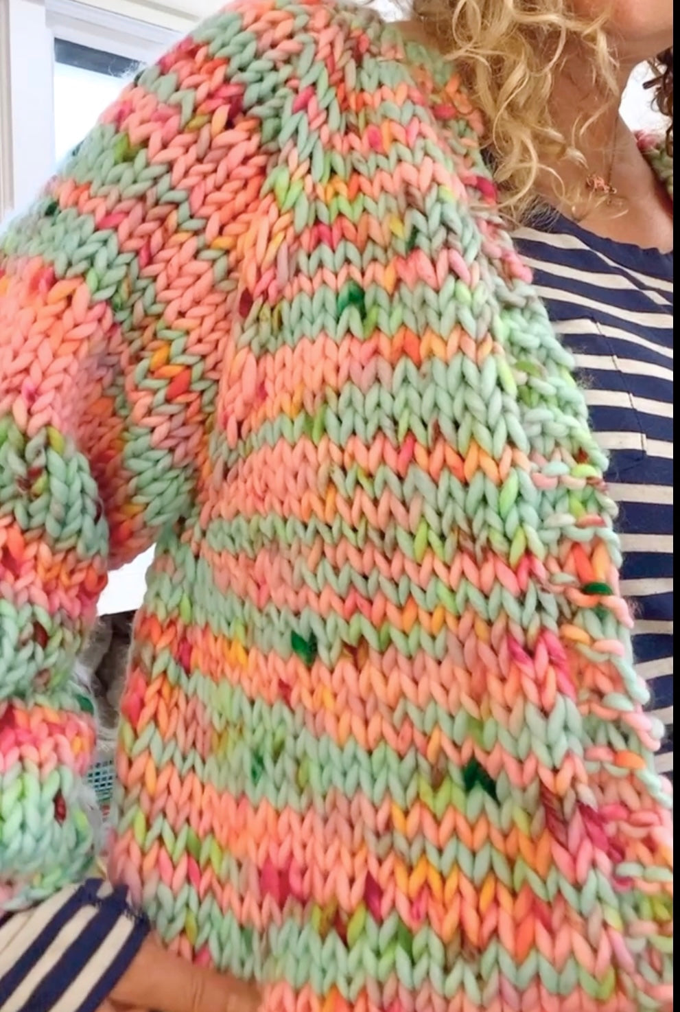 Boogie Wonderland Mimico Cardigan Knitting Kit with FREE Project Bag