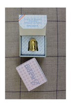 Sajou Dressmakers Gold Plated Thimble Laon Size 3