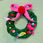 Wool Tops Wreath & Bow Kit by Gilliangladrag (Free YouTube Tutorial)