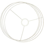 Lampshade Pendant Ring Set (White) x 30cm