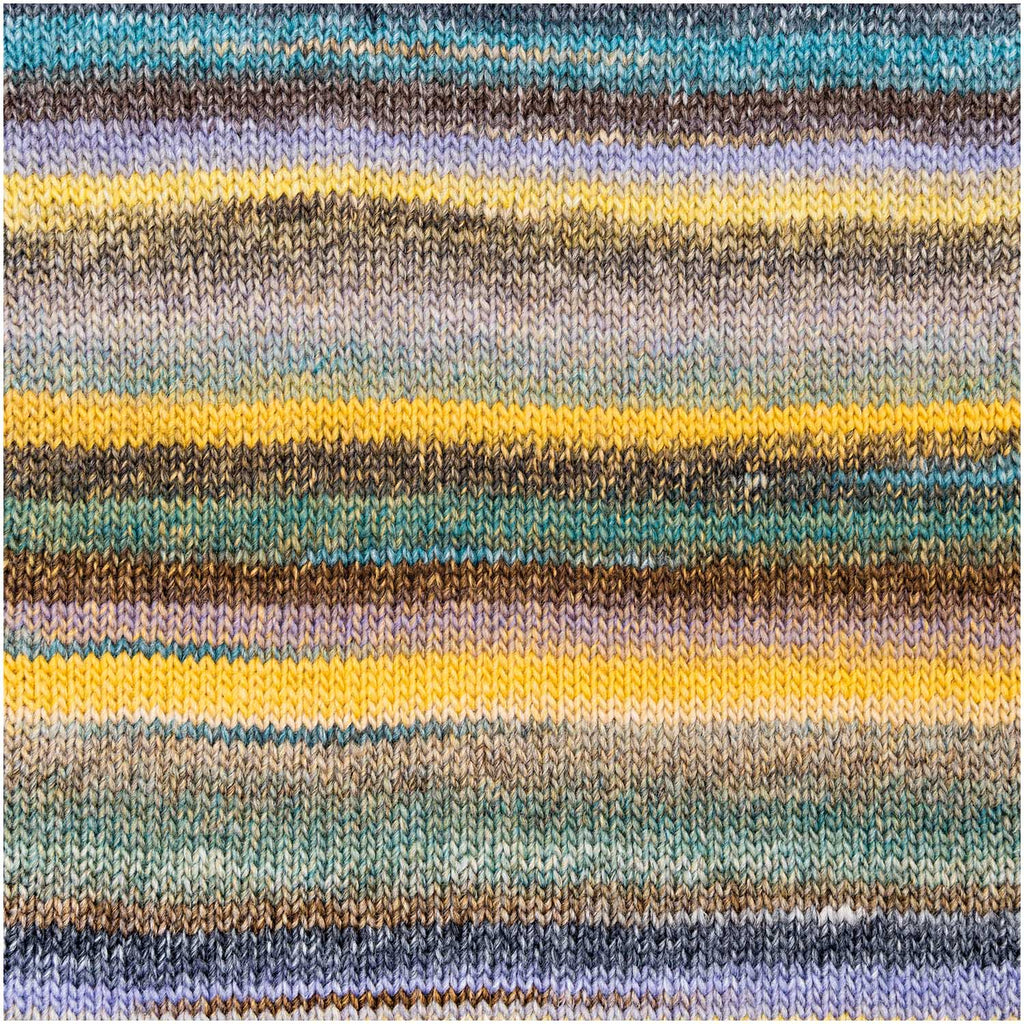 Rico Creative Melange Chunky 064 Yellow-Teal (D)