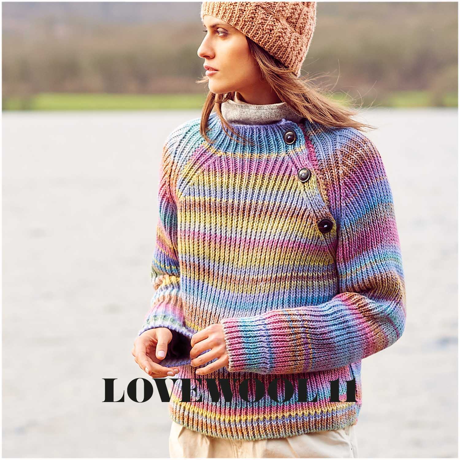 Rico Creative Melange Chunky 067 Yellow-Turquoise